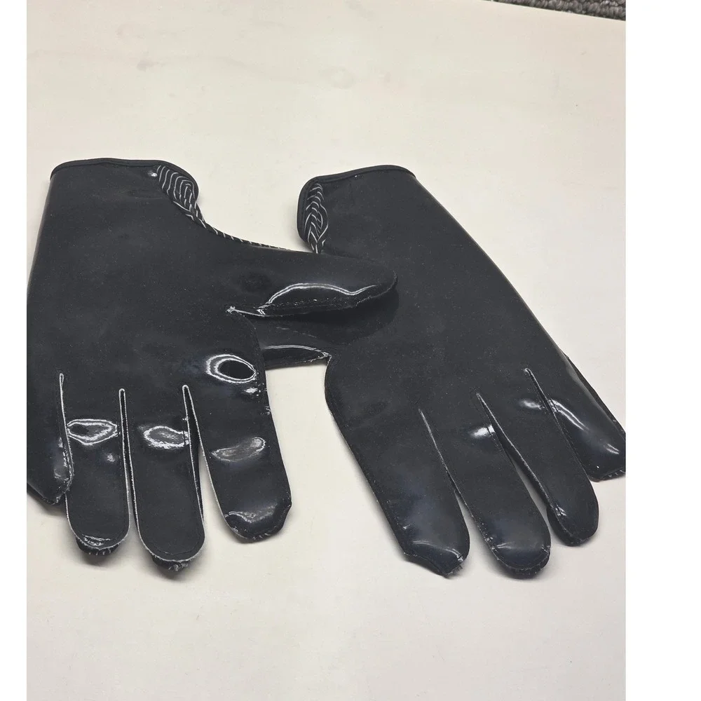 Cutters‎ Epic Receiver Football Gloves Youth L/XL Black White CG90630 Grip Gear